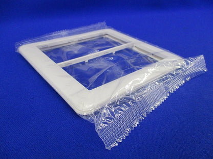 スイッチプレート2連用(5枚入)(ピュアホワイト) NWP-2