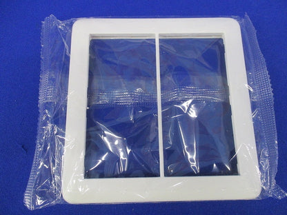 スイッチプレート2連用(5枚入)(ピュアホワイト) NWP-2