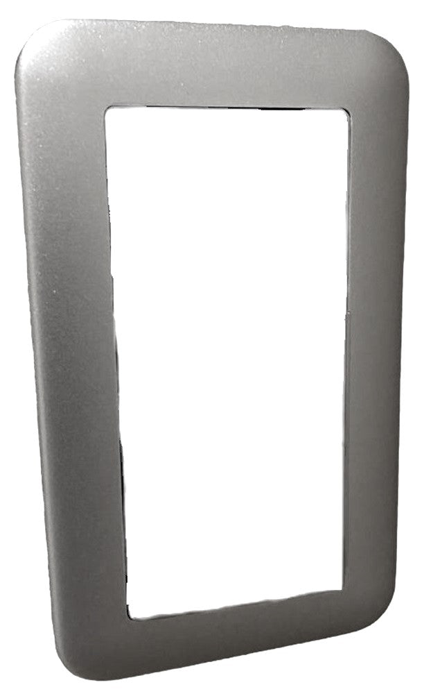ラウンド スイッチプレート 1連用 シルバーグレー WTV6101S2