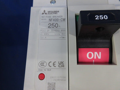 ノーヒューズブレーカ2P250A NF400-CW2P250A