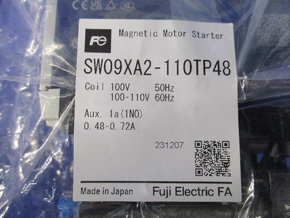 電磁開閉器0.48-0.72A(新品未開封) SW09XA2-110TP48