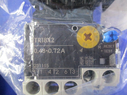 電磁開閉器0.48-0.72A(新品未開封) SW09XA2-110TP48