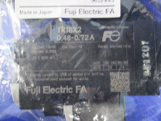 電磁開閉器0.48-0.72A(新品未開封) SW09XA2-110TP48