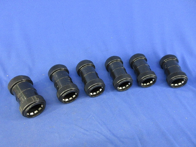 PF管用カップリング(6個入)(黒)(キズ・汚れ有) FPC-30Y