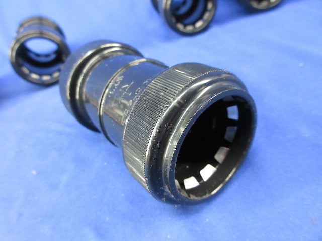 PF管用カップリング(6個入)(黒)(キズ・汚れ有) FPC-30Y