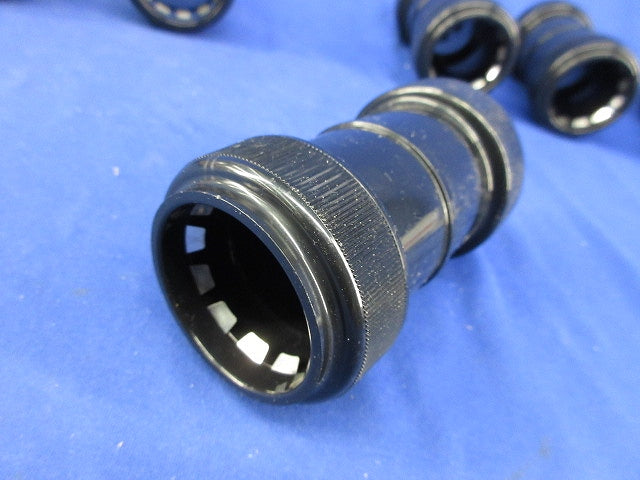 PF管用カップリング(6個入)(黒)(キズ・汚れ有) FPC-30Y