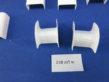 メタルモール付属品セット(混在16個入)(ホワイト) DZB217W他