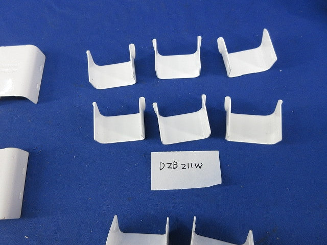 メタルモール付属品セット(混在16個入)(ホワイト) DZB217W他