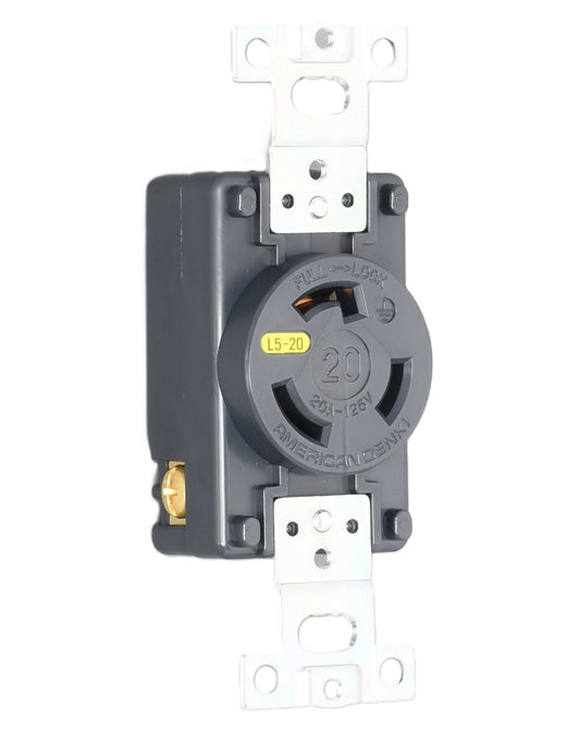 引掛形 埋込コンセント 接地2P20A125V 3210-L5