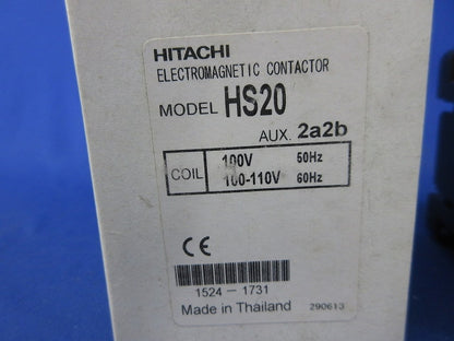 電磁接触器100V HS20