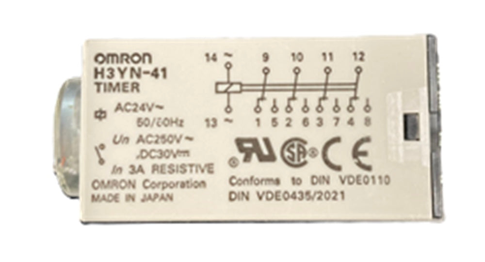 ソリッドステートタイマ 1ｍ/10ｍ/1ｈ/10ｈ ＡＣ24Ｖ H3YN-41