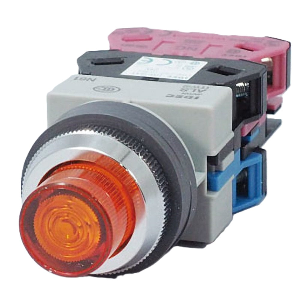 押ボタンスイッチ TWSシリーズ φ25 突形 モメンタリ形 LED照光 ALS22211DNA