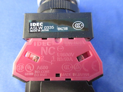 照光セレクタスイッチ(リターン+リターン) ASLW332611DG-202