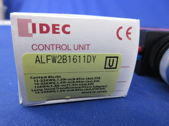 照光押ボタンスイッチ ALFW2B1611DY