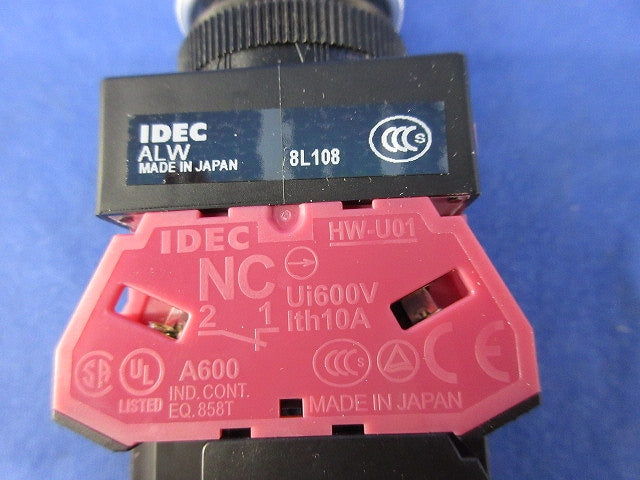 照光押ボタンスイッチ ALFW2B1611DY