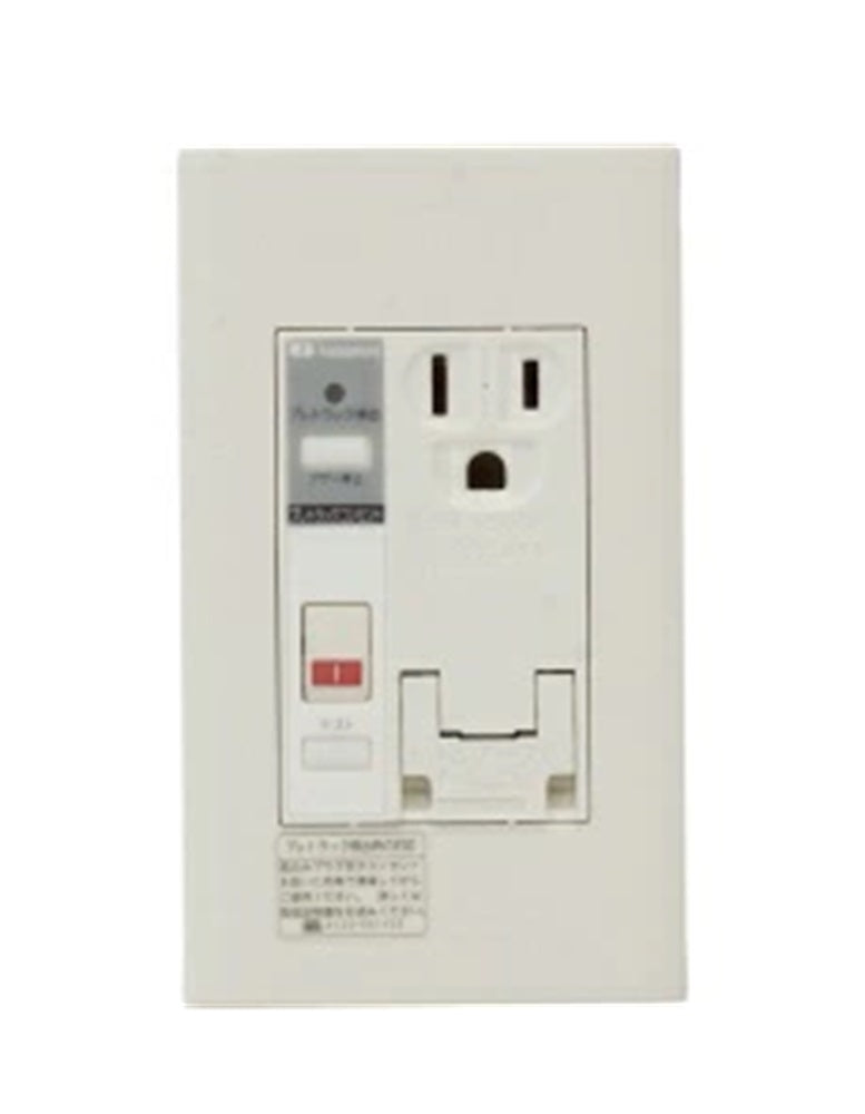 プレトラックコンセント 樹脂プレート・1口タイプ・簡易耐火枠付 PTC スタンダード PTC-BA15SE