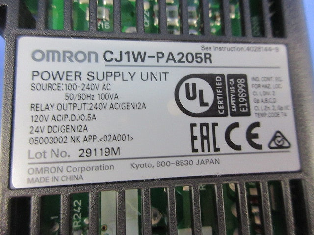 電源ユニット(ジャンク品) CJ1W-PA205R