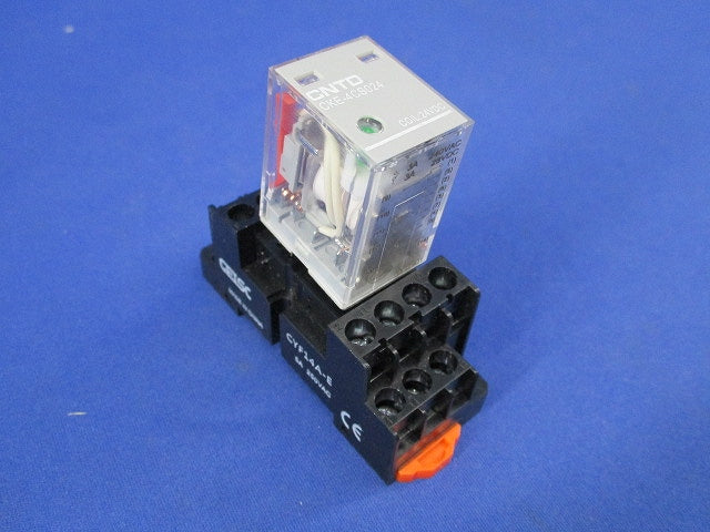ミニパワーリレー(24VDC)ソケットセット CKE-4CS024+CYF14A-E