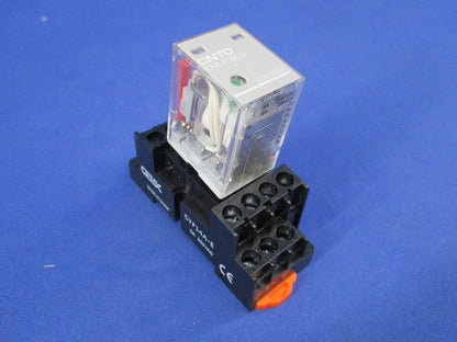 ミニパワーリレー(24VDC)ソケットセット CKE-4CS024+CYF14A-E
