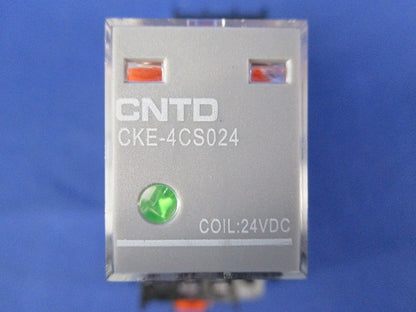 ミニパワーリレー(24VDC)ソケットセット CKE-4CS024+CYF14A-E
