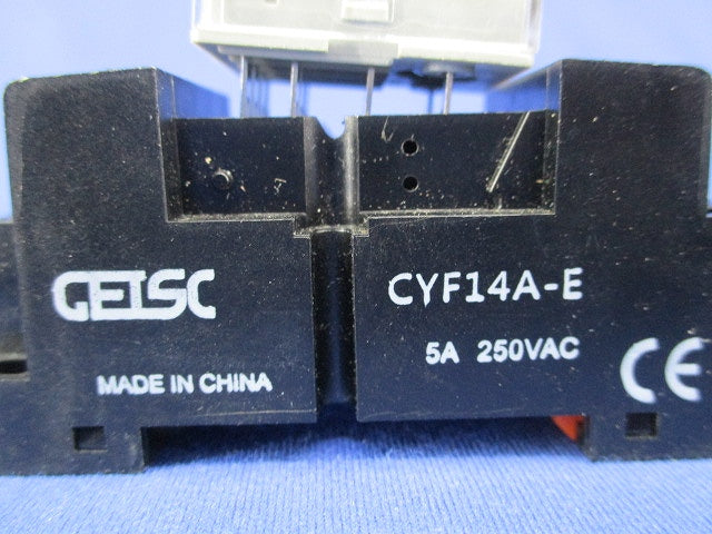 ミニパワーリレー(24VDC)ソケットセット CKE-4CS024+CYF14A-E