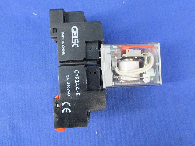 ミニパワーリレー(24VDC)ソケットセット CKE-4CS024+CYF14A-E
