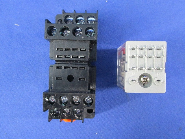 ミニパワーリレー(24VDC)ソケットセット CKE-4CS024+CYF14A-E
