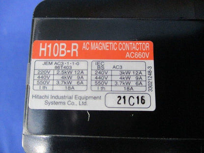 電磁開閉器200V H10B-RT