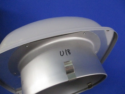 換気送風機用外壁部材 深形フードφ150(キズ・汚れ有)(グレー) AT-150FGS5-H