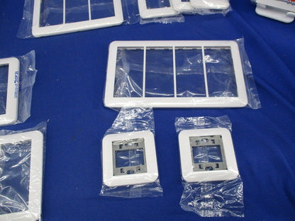 スイッチプレートセット(混在16個入)(ホワイト) WTC7102他