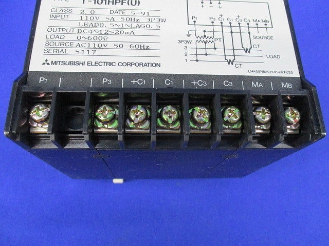 電力管理用計器 T-101HPF(U)