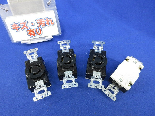 引掛埋込コンセント(4個入)(キズ・汚れ有) WF2315K
