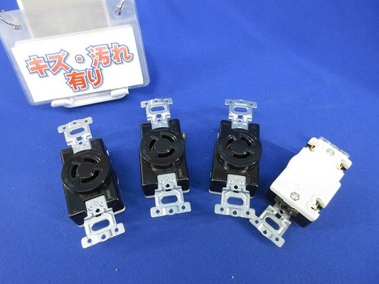 引掛埋込コンセント(4個入)(キズ・汚れ有) WF2315K
