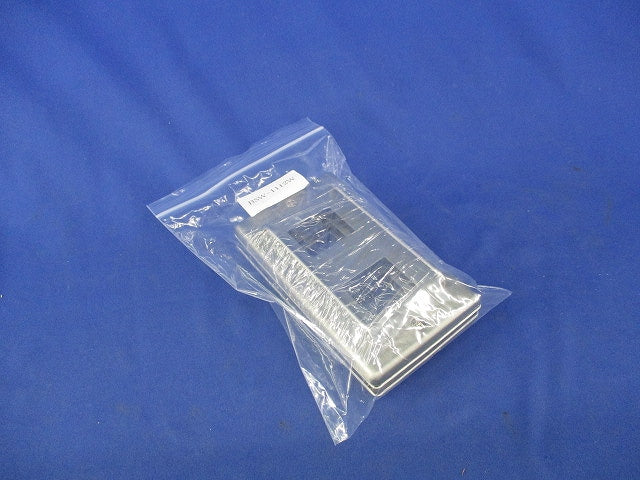 新金プレート1連縦棒タイプ(3枚入)(キズ有) BSW-1112W