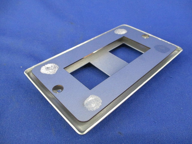 新金プレート1連縦棒タイプ(3枚入)(キズ有) BSW-1112W