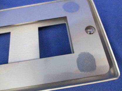 新金プレート1連縦棒タイプ(3枚入)(キズ有) BSW-1112W