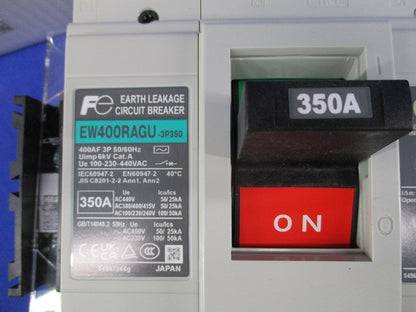 一般配線用漏電遮断器3P350A(撮影のため開梱) EW400RAGU-3P350B