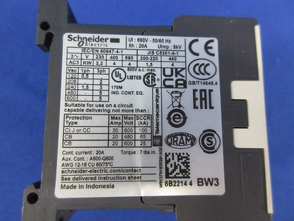 電磁接触器 LP4K0910BW3