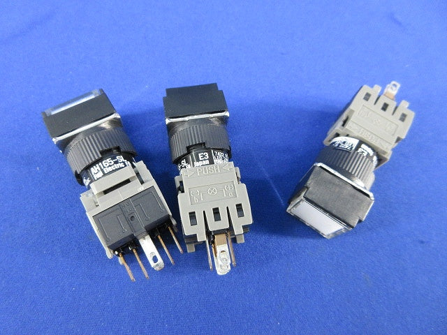 照光押ボタンスイッチ(3個入)白 AH165-SL