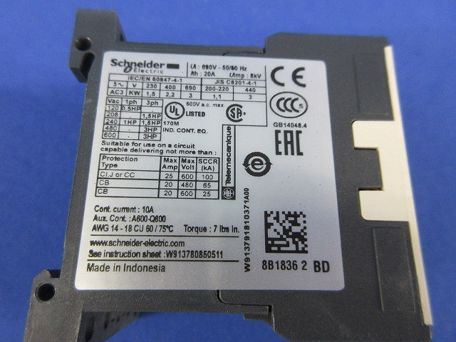 コンタクター 電磁接触器 LP1K06