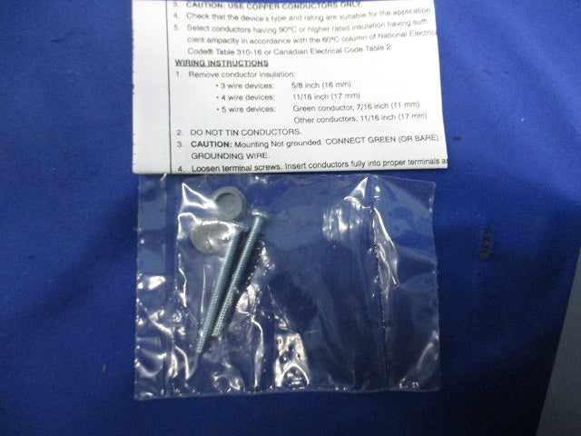 ロック安全シュラウド受容体 Hubbell HBL2720SR