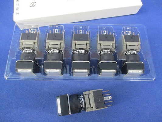 照光押ボタンスイッチ(6個入) AH165-SL5