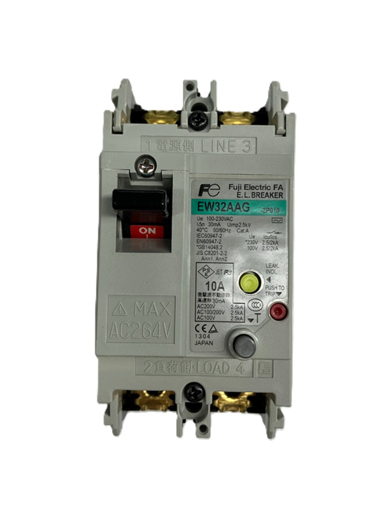 一般配線用漏電遮断器 AC100-230V 30mA  -2P010 EW32AAG2P10A