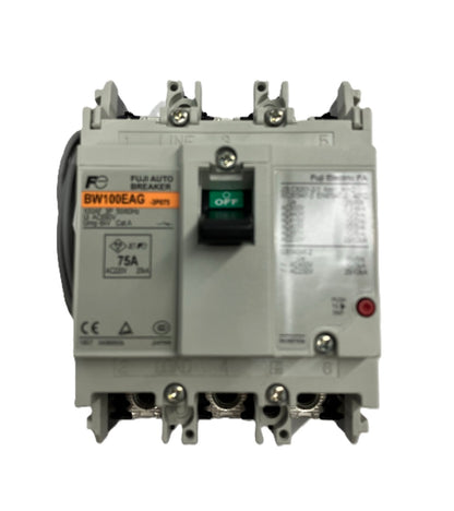 配線用遮断器 MAX AC500V  -3P075 BW100EAG3P75A