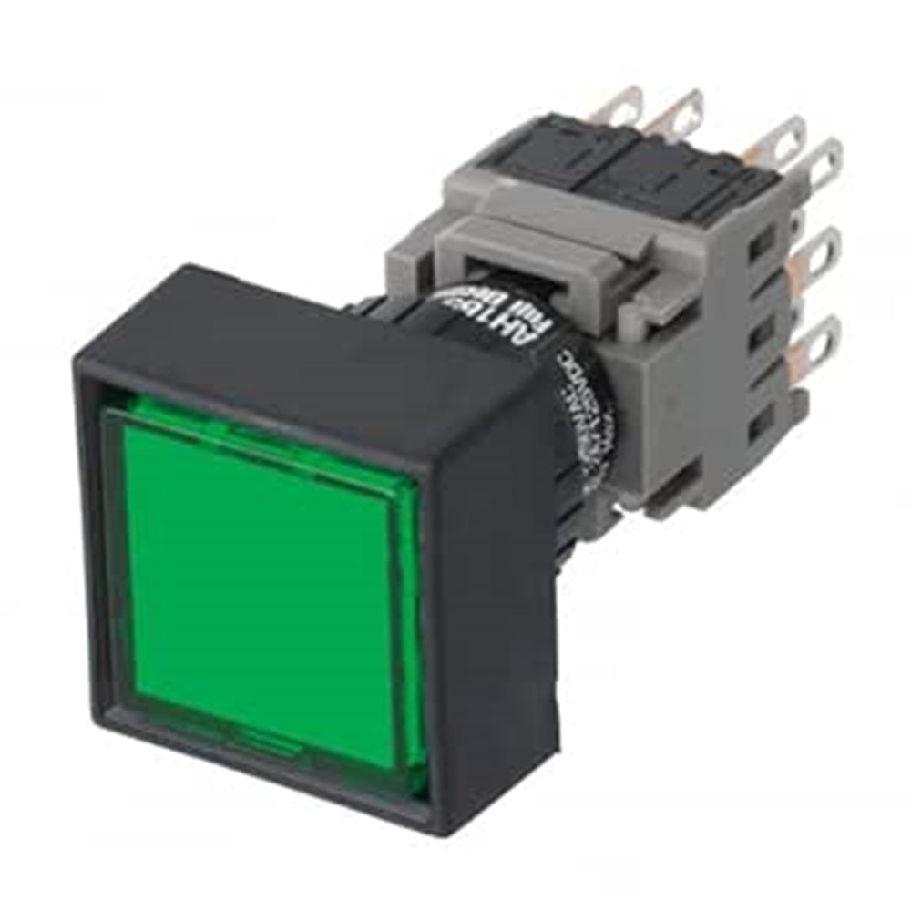 照光押ボタンスイッチ 緑 10個入 AH165-TLG11E3-10
