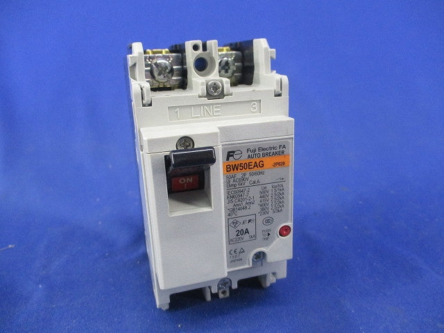 一般配線用オートブレーカ 2P20A BW50EAG-2P020