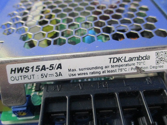 スイッチング電源(キズ・汚れ有) HWS15A-5/A