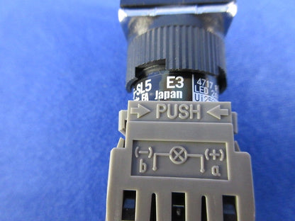 照光押しボタンスイッチ(5個入)(ホワイト) AH165-SL5W11E3
