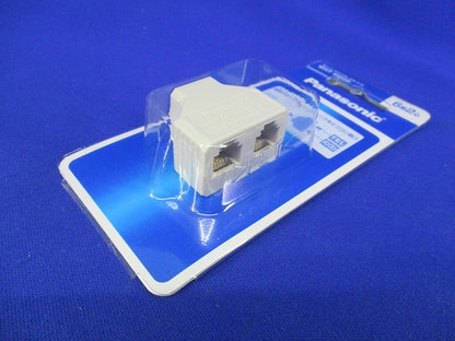 モジュラダブルコネクタ(5個入)ミルキーホワイト WHT4522P