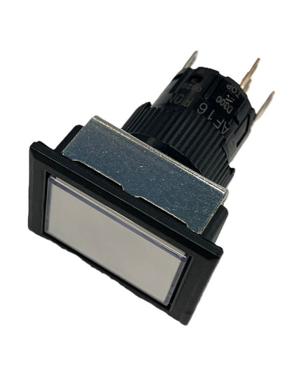 Φ16コマンドスイッチ 接点一体形 AR16・AF16(薄形)(角平形) 乳白 AF16F0M-C1E3W